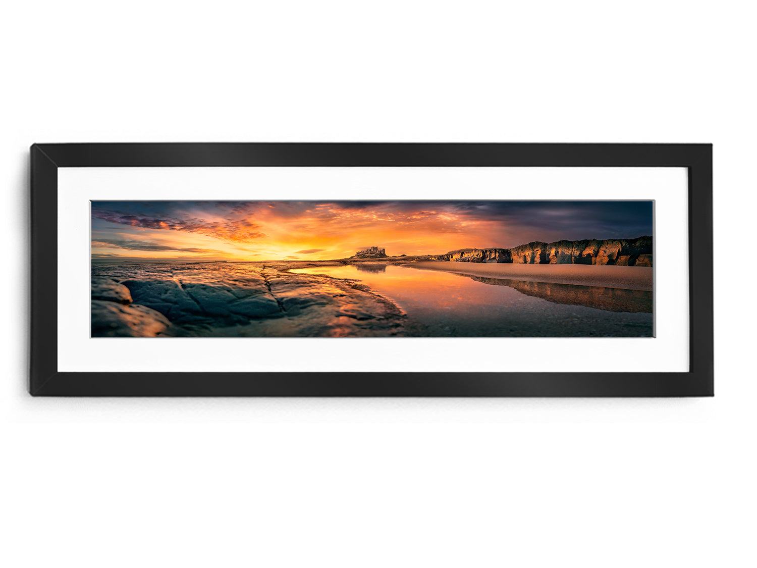 Behind the Lens: The Explosive Sunrise at Bamburgh Castle