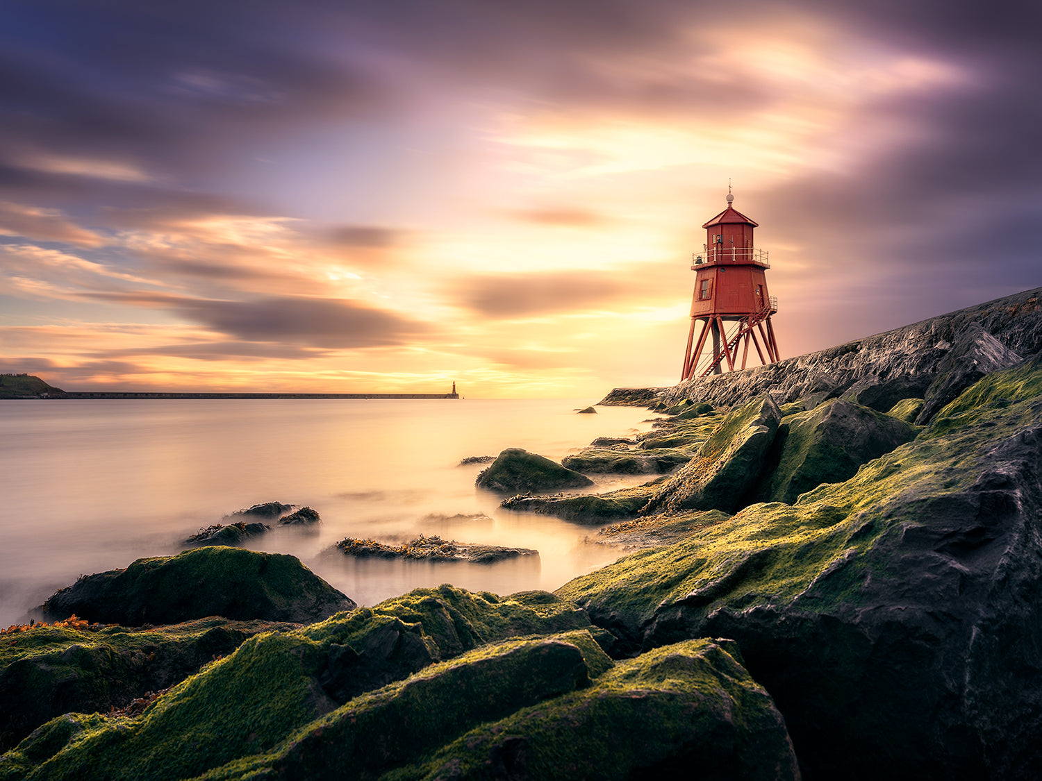 Herd Groyne Lighthouse - England