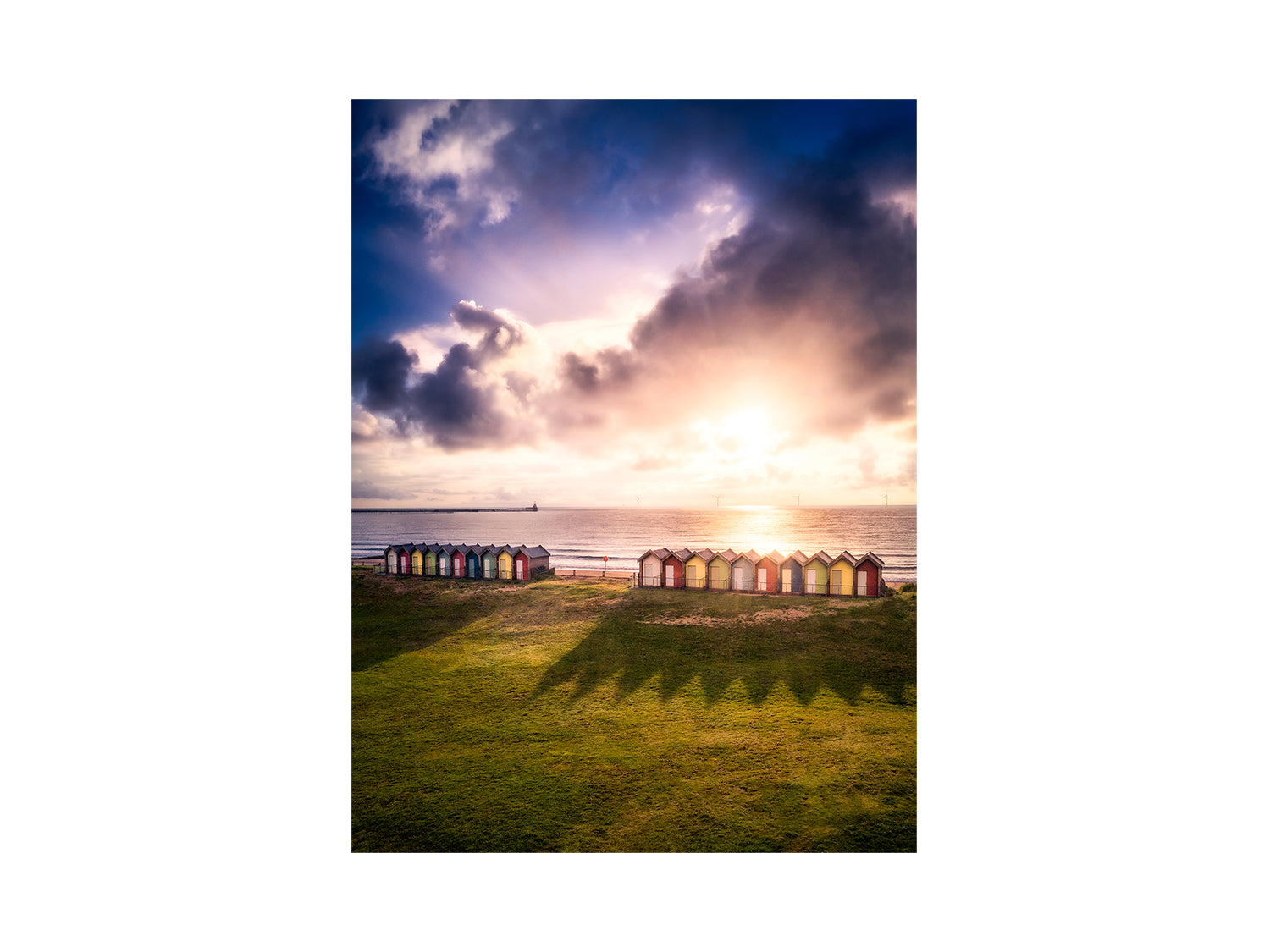 Blyth Huts Sunrise - England