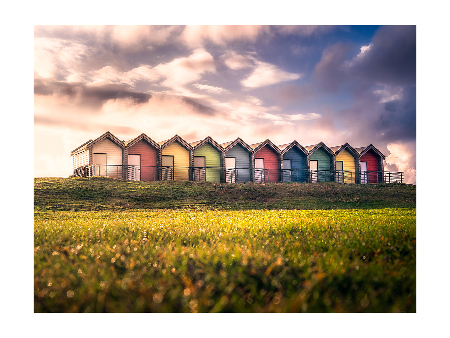 Blyth Huts From The Ground - England