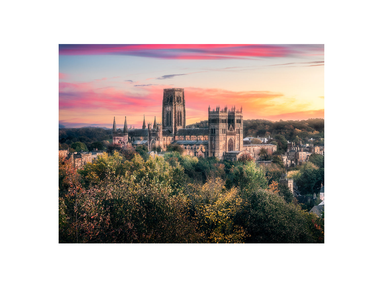 Durham Cathedral Sunset - England