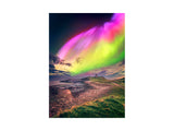 Dunstanburgh castle's aurora
