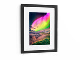 Dunstanburgh castle's aurora