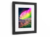 Dunstanburgh castle's aurora