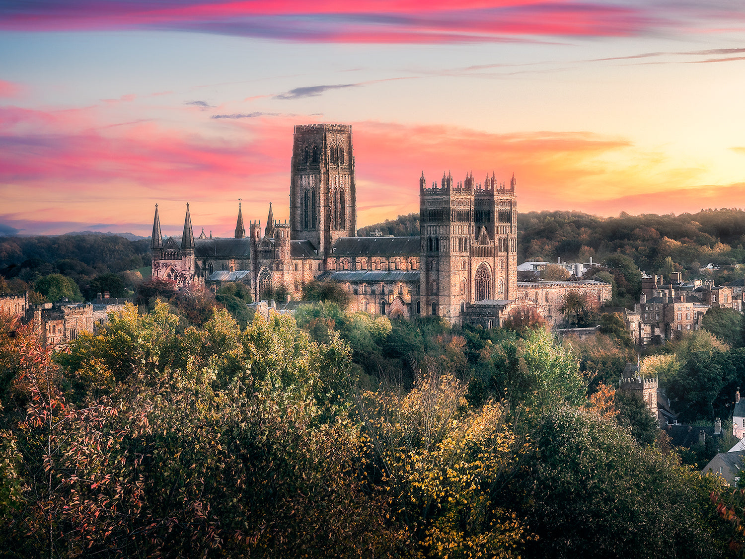 Durham Cathedral Sunset - England – Brian Eyler Photography