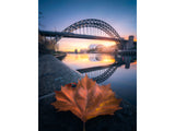 Tyne Bridge in Autumn, Newcastle - England