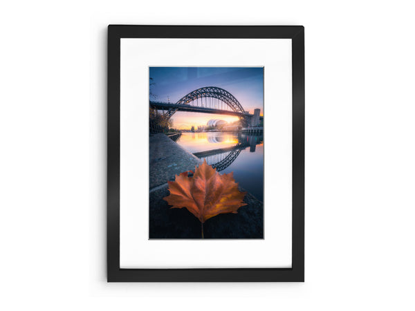 Tyne Bridge in Autumn, Newcastle - England