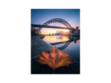 Tyne Bridge in Autumn, Newcastle - England