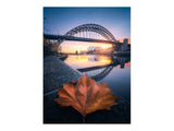 Tyne Bridge in Autumn, Newcastle - England