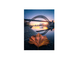 Tyne Bridge in Autumn, Newcastle - England